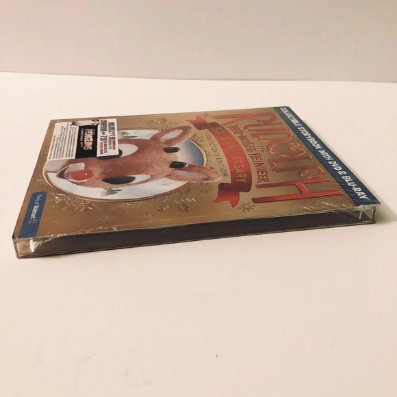 Rudolph The Red Nosed  Reindeer 50th Anniversary DVD Blu Ray Sealed - Picture 7 of 13